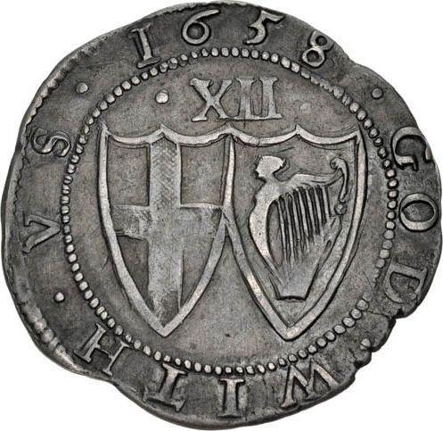 Reverse Shilling 1658 - Silver Coin Value - United Kingdom, Commonwealth