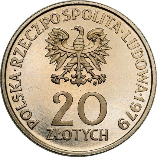 Avers Probe 20 Zlotych 1979 MW "Internationales Jahr des Kindes" Nickel - Münze Wert - Polen, Volksrepublik Polen