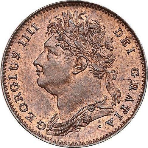 Avers 1 Farthing 1826 "Typ 1821-1826" - Münze Wert - Großbritannien, Georg IV