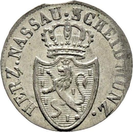 Obverse 3 Kreuzer 1811 - Silver Coin Value - Nassau, Frederick Augustus
