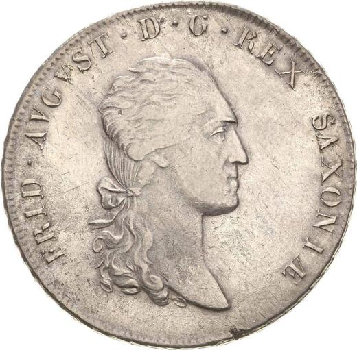 Anverso Tálero 1808 S.G.H. - valor de la moneda de plata - Sajonia, Federico Augusto I