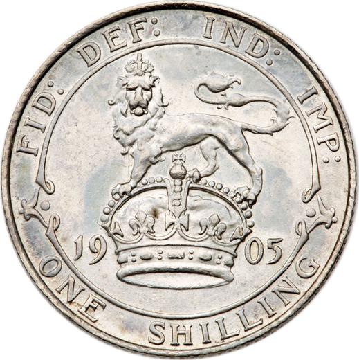 Reverse Shilling 1905 - Silver Coin Value - United Kingdom, Edward VII