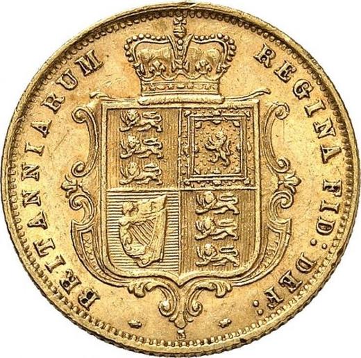 Reverse Half Sovereign 1875 - Gold Coin Value - United Kingdom, Victoria