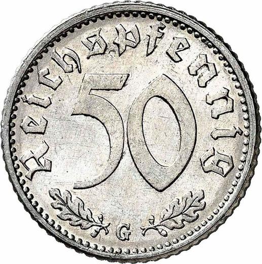 Obverse 50 Reichspfennig 1935 G -  Coin Value - Germany, Third Reich