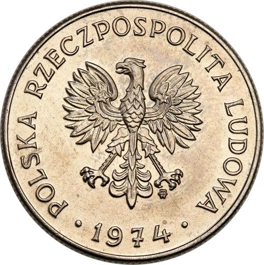 Avers Probe 10 Zlotych 1974 MW "Henryk Sienkiewicz" Nickel - Münze Wert - Polen, Volksrepublik Polen
