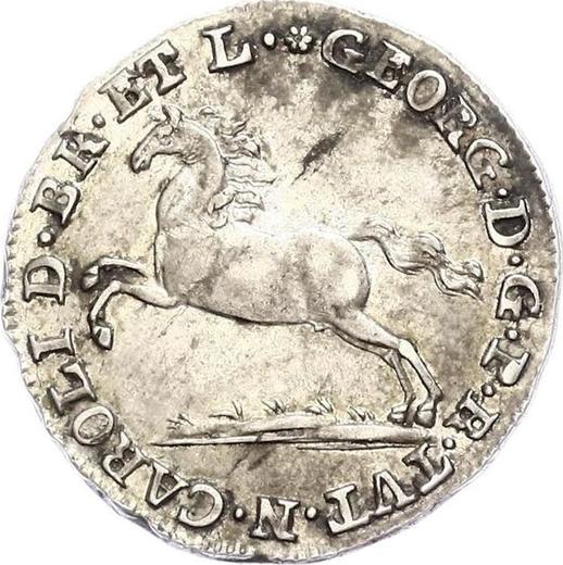 Obverse 1/12 Thaler 1820 FR - Silver Coin Value - Brunswick-Wolfenbüttel, Charles II