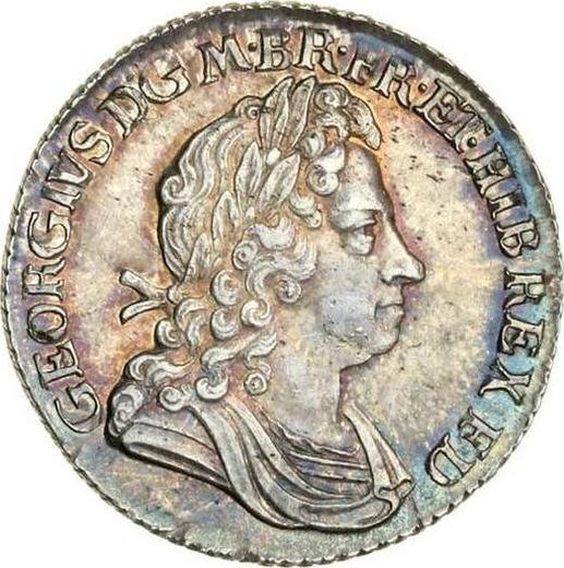 Obverse Shilling 1718 "First draped bust" - Silver Coin Value - United Kingdom, George I