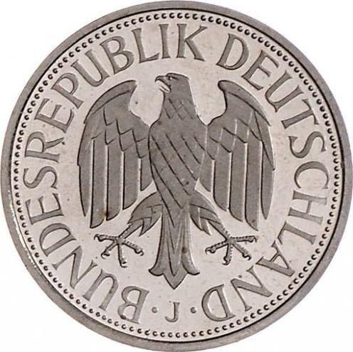 Reverse 1 Mark 1995 J -  Coin Value - Germany, FRG