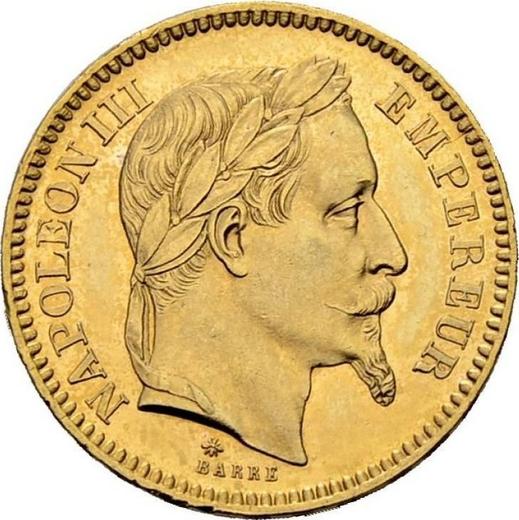 Avers 20 Franken 1866 A "Typ 1861-1870" - Goldmünze Wert - Frankreich, Napoleon III