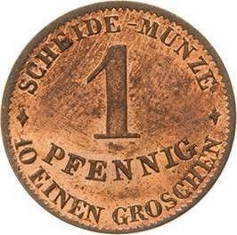 Reverse 1 Pfennig 1852 F -  Coin Value - Saxe-Coburg and Gotha, Ernest II