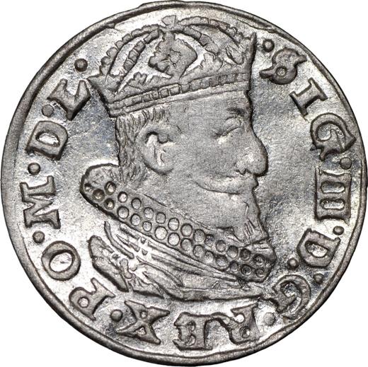 Obverse 1 Grosz 1626 "Lithuania" Coat of arms without shield - Silver Coin Value - Poland, Sigismund III Vasa