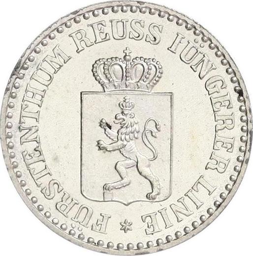 Awers monety - 1 silbergroschen 1850 A - cena srebrnej monety - Reuss-Schleiz, Henryk LXII