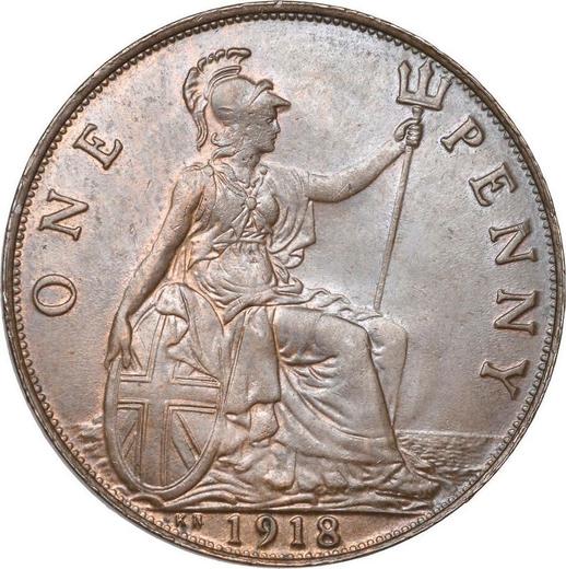 Reverse Penny 1918 KN "Type 1911-1936" - Coin Value - United Kingdom, George V