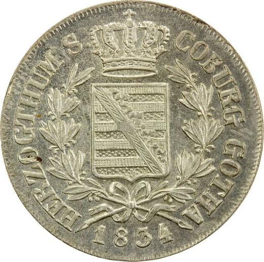 Obverse 6 Kreuzer 1834 - Silver Coin Value - Saxe-Coburg and Gotha, Ernest I