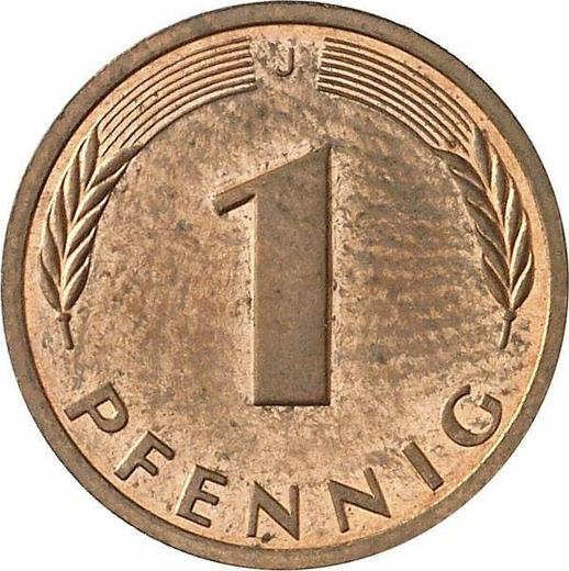 Obverse 1 Pfennig 1989 J - Coin Value - Germany, FRG
