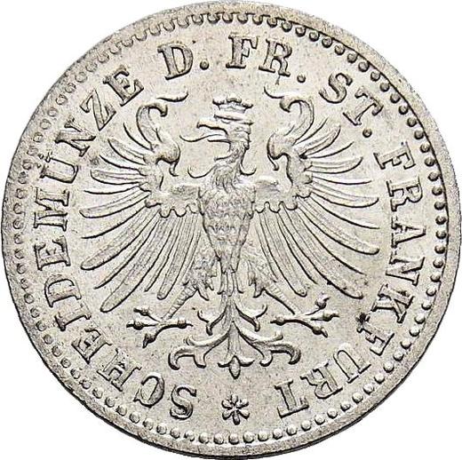 Obverse Kreuzer 1859 - Silver Coin Value - Frankfurt am Main, Free City