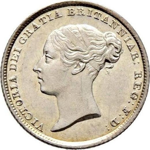 Avers 6 Pence 1839 - Silbermünze Wert - Großbritannien, Victoria