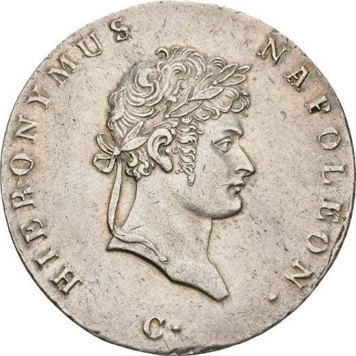 Obverse 2/3 Thaler 1811 C - Silver Coin Value - Westphalia, Jérôme Napoléon