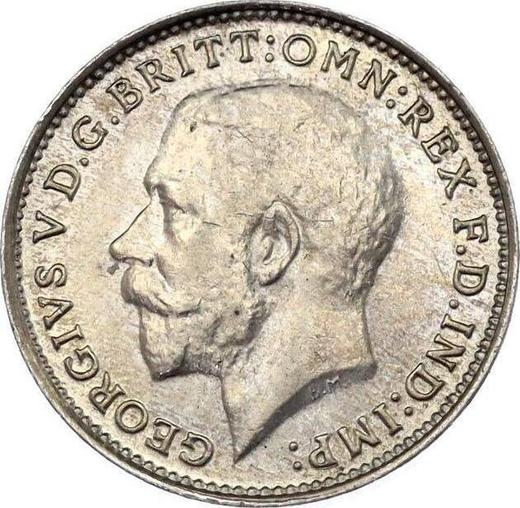 Avers 3 Pence 1925 - Silbermünze Wert - Großbritannien, Georg V