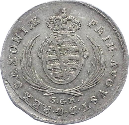 Obverse 1/12 Thaler 1812 S.G.H. - Silver Coin Value - Saxony-Albertine, Frederick Augustus I