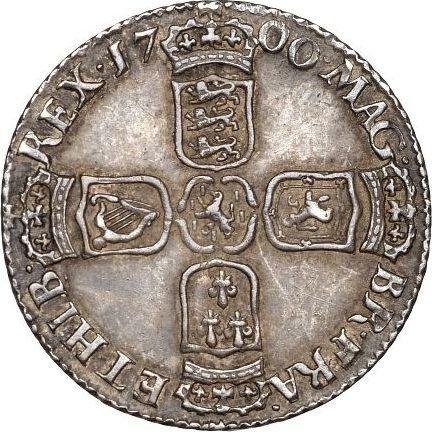 Reverse Sixpence 1700 "Third laureate bust" - Silver Coin Value - United Kingdom, William III