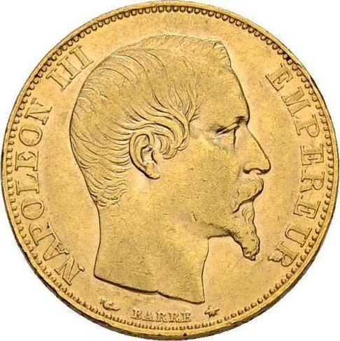 Obverse 20 Francs 1856 BB "Type 1853-1860" - Gold Coin Value - France, Napoleon III