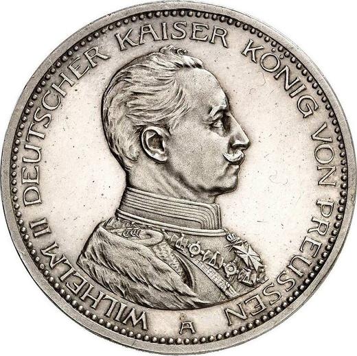 Obverse 5 Mark 1913 A "Prussia" - Silver Coin Value - Germany, German Empire