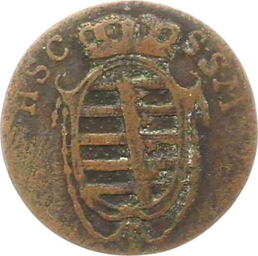 Obverse 1 Pfennig 1823 -  Coin Value - Saxe-Coburg-Saalfeld, Ernest I