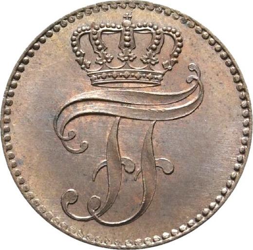 Obverse 3 Pfennig 1864 A -  Coin Value - Mecklenburg-Schwerin, Frederick Francis II