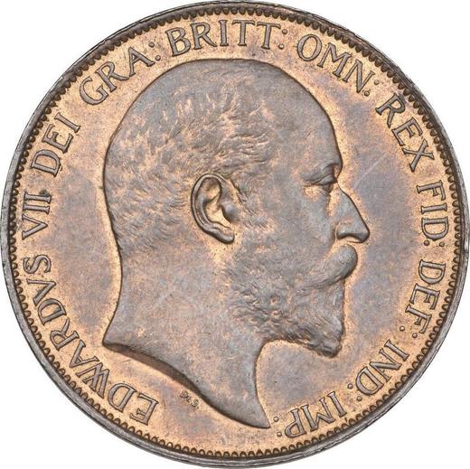 Obverse Penny 1902 "Type 1902-1910" -  Coin Value - United Kingdom, Edward VII