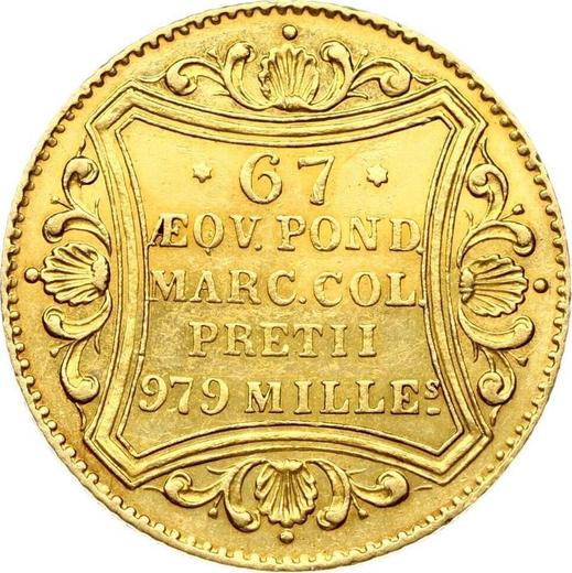 Reverse Ducat 1860 - Coin Value - Hamburg, Free City