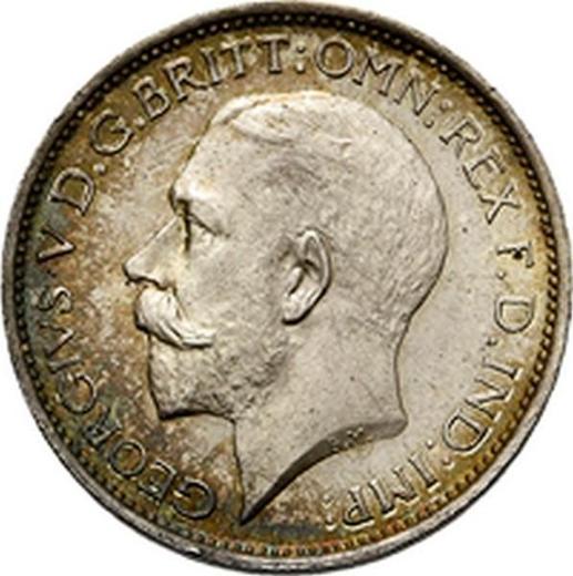 Obverse Fourpence (Groat) 1913 - Silver Coin Value - United Kingdom, George V