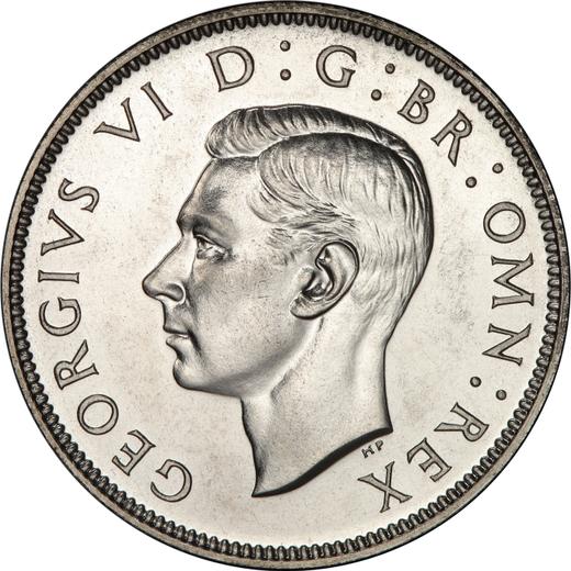 Avers 2 Schilling (Florin) 1937 HP - Silbermünze Wert - Großbritannien, Georg VI
