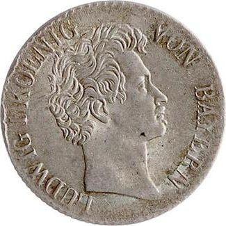 Obverse 6 Kreuzer 1832 - Silver Coin Value - Bavaria, Ludwig I