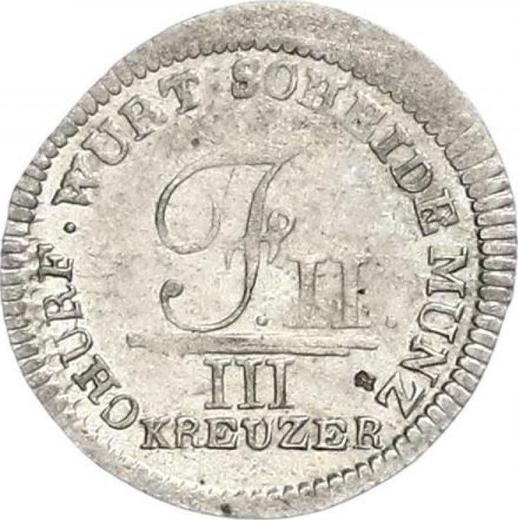 Obverse 3 Kreuzer 1805 - Silver Coin Value - Württemberg, Frederick I