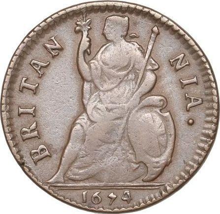 Reverse Farthing 1674 -  Coin Value - United Kingdom, Charles II