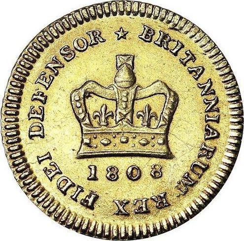Reverse Third Guinea 1808 "Second laureate bust" - Gold Coin Value - United Kingdom, George III