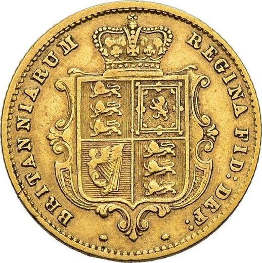 Revers 1/2 Sovereign 1862 - Goldmünze Wert - Großbritannien, Victoria