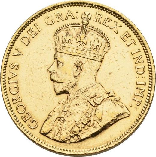 Obverse 10 Dollars 1913 - Gold Coin Value - Canada, George V