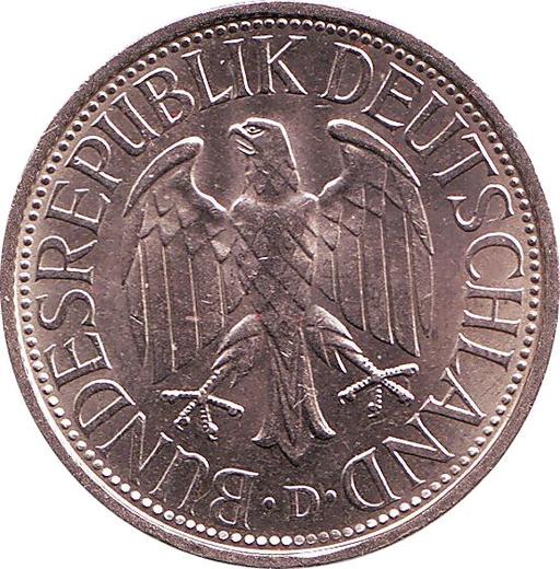 Reverse 1 Mark 1972 D -  Coin Value - Germany, FRG