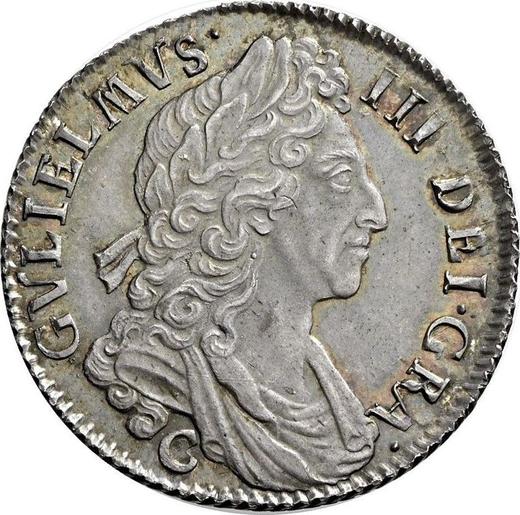 Obverse Shilling 1697 C "Third laureate bust" - Silver Coin Value - United Kingdom, William III
