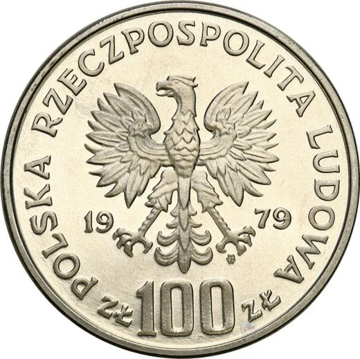 Anverso Pruebas 100 eslotis 1979 MW "Henryk Wieniawski" Níquel - valor de la moneda - Polonia, República Popular