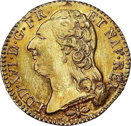 Obverse Louis d'Or 1790 D - Gold Coin Value - France, Louis XVI