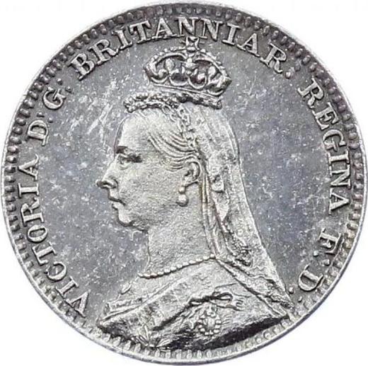 Obverse Penny 1888 "Jubilee Head" - Silver Coin Value - United Kingdom, Victoria