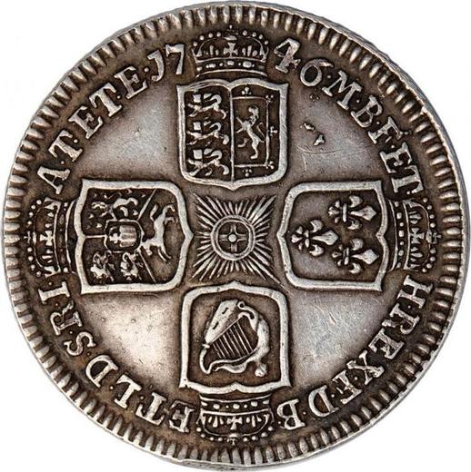 Reverse Shilling 1746 "Old Head" - Silver Coin Value - United Kingdom, George II