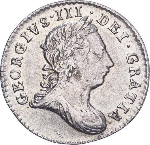 Obverse Fourpence (Groat) 1765 - Silver Coin Value - United Kingdom, George III