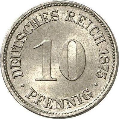 Obverse 10 Pfennig 1875 G "Type 1873-1889" - Coin Value - Germany, German Empire