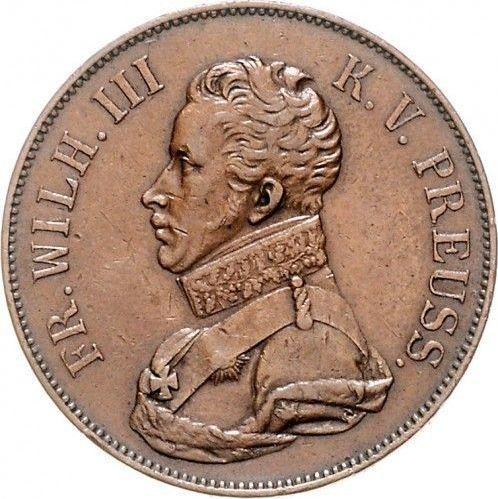 Obverse Thaler 1816 A "Type 1816-1818" Copper -  Coin Value - Prussia, Frederick William III