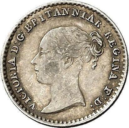 Аверс монеты - Пенни 1846 года "Тип 1838-1887" - цена серебряной монеты - Великобритания, Виктория