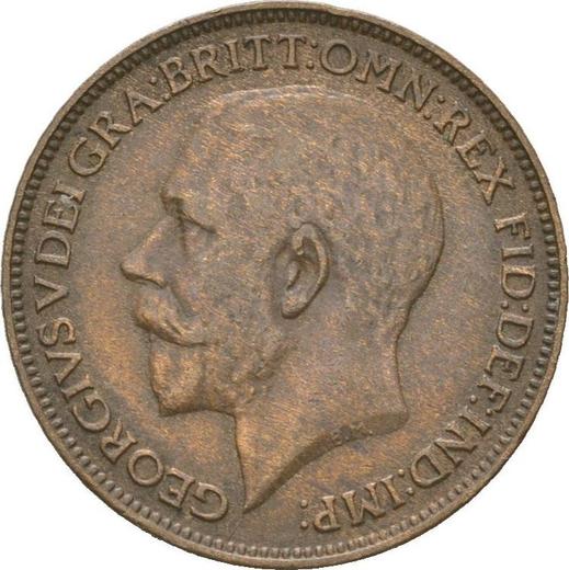 Obverse Farthing 1921 -  Coin Value - United Kingdom, George V